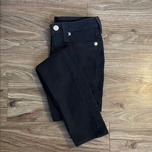 True Religion Women's Black Halle Skinny Jeans Size 25